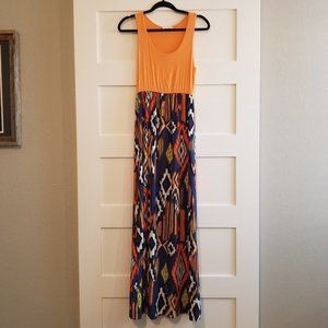 Southwestern Maxi Dress Size Medium